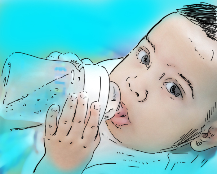 Ingestão de água em crianças menores de 1 ano 